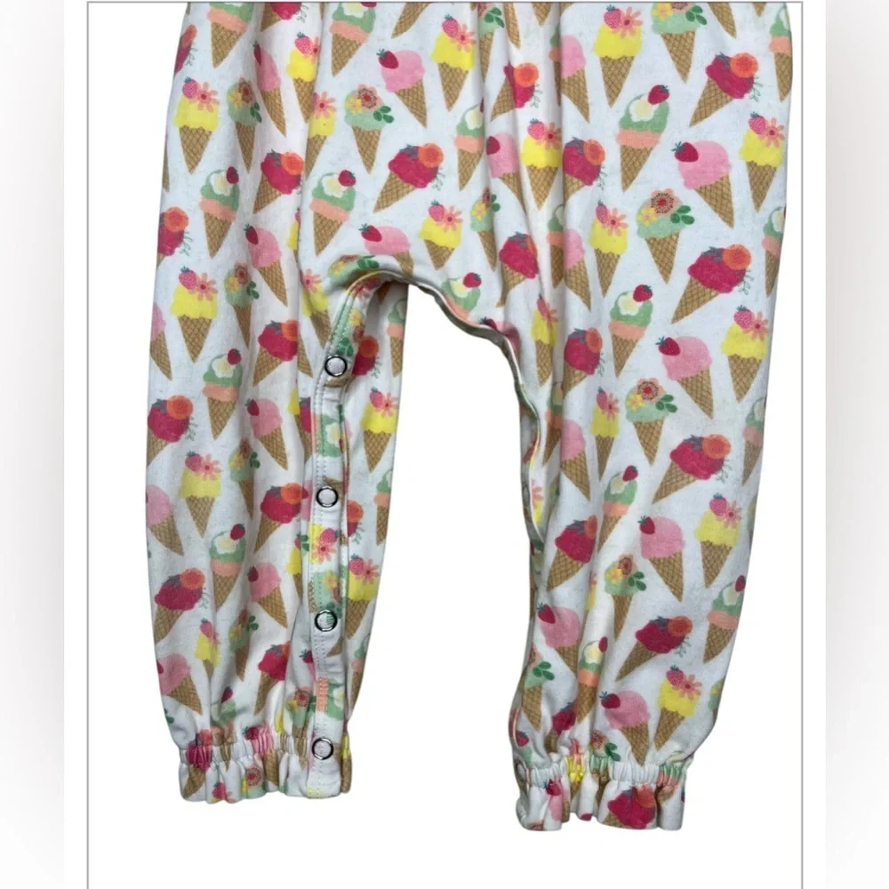 Ollie Jay Camila -Ice Cream Scoop romper size 6-12 months